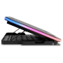 BASE DE REFRIGERAÇÃO PORTÁTIL KROM ATÉ 19". SUPORTE PARA SMARTPHONE. 2 X HUB USB. RGB (NXKROMKOOLER)