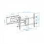 Suporte de TV TooQ LP3790TN-B 2,29 m (90") Preto