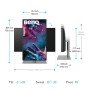 Benq PD2725U 68,6 cm (27") 3840 x 2160 pixels 4K Ultra HD LED preto