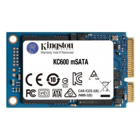 Kingston Technology KC600 mSATA 512 GB Serial ATA III 3D FTA