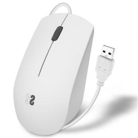 Rato Silencioso Subblim Business/ Até 1200 DPI/ Branco