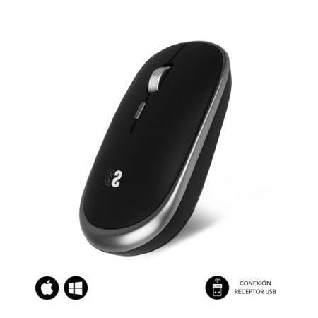 Subblim Wireless Mini Rato/ Até 1600 DPI/ Cinza Espacial