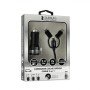 Carregador de carro SUBBLIM 2xUSB Dual Car Charger Alum 2.4A + 3 em 1 cabo preto
