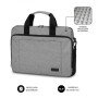 Pasta SUBBLIM Air Padding Bolsa para laptop 15,6" cinza