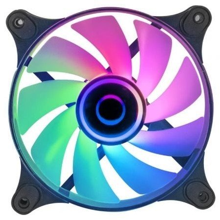 Mars Gaming MF-3D/ 12 cm/ ARGB/ Ventoinha preta