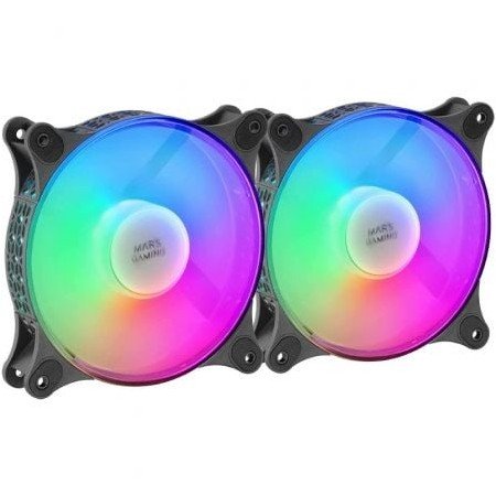 Ventoinhas Mars Gaming MFDUO/12cm/FRGB