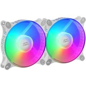 Mars Gaming MFDUOW/ 12 cm/ FRGB/ Ventiladores brancos