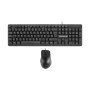 ANIMA ACP0 2IN1 COMBO PACK, 1200 DPI HUANO INTERRUPTORES MECÂNICOS MOUSE, TECLADO DE MEMBRANA, DESIGN ECOLÓGICO, USB, LAYOUT EM 