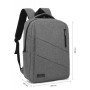 SUBBLIM City Mochila bolsas para laptop 39,6 cm (15,6") Mochila cinza