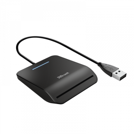 Leitor de cartão inteligente Trust Primo Interior Black CardBus+USB 2.0