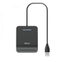 Leitor de cartão inteligente Trust Primo Interior Black CardBus+USB 2.0
