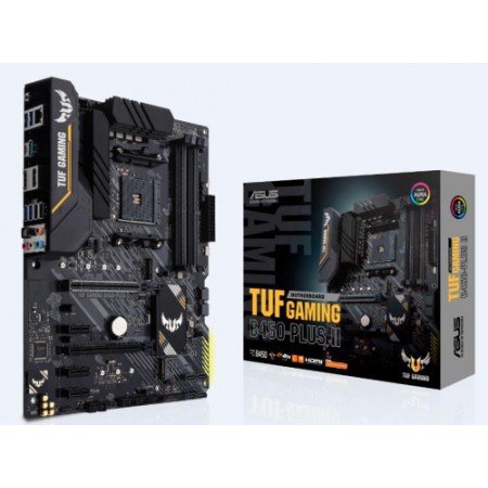 ASUS TUF GAMING B450-PLUS II Soquete AM4
