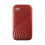SANDISK MY PASSPORT TM SSD 2TB VERMELHO, 1050MB/S LEITURA, 1000MB/S GRAVAÇÃO, COMPATÍVEL COM PC E MAC
