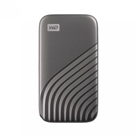 SANDISK MY PASSPORT TM SSD 2TB SPACE GREY, 1050MB/S READ, 1000MB/S WRITE, COMPATÍVEL COM PC E MAC
