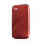 SANDISK MY PASSPORT TM SSD 1TB VERMELHO, 1050MB/S LEITURA, 1000MB/S GRAVAÇÃO, COMPATÍVEL COM PC E MAC