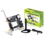 Adaptador Gigabyte GC-WB1733D-I e placa de rede WLAN / Bluetooth 1733 Mbit/s Interno