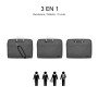 Bolsa para laptop empresarial SUBBLIM 15,6" estojo para computador cinza