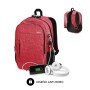 SUBBLIM Mochila para laptop Urban Lock 16" vermelha