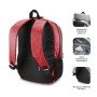 SUBBLIM Mochila para laptop Urban Lock 16" vermelha
