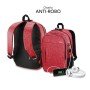 SUBBLIM Mochila para laptop Urban Lock 16" vermelha