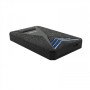 Caixa de disco rígido externo TooQ TQE-2550BL Caixa HDD/SSD de 2,5" preta