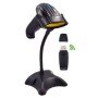 Leitor de código de barras EW3430 portátil 1D LED scanner de código de barras preto