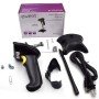 Leitor de código de barras EW3400 portátil 1D laser scanner de código de barras preto