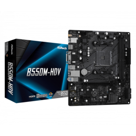 Asrock B550M-HDV AMD B550 Soquete AM4 micro ATX