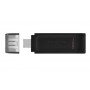 Kingston Technology DataTraveler 70 USB Flash Drive 128 GB USB Type-C 3.2 Gen 1 (3.1 Gen 1) Preto