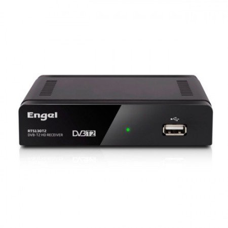 Engel Axil RT5130T2 TV decodificador Full HD Cabo Preto