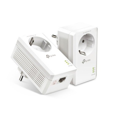 TP-LINK AV1000 PASSTHROUGH POWERLINE KIT, BROADCOM, 1 PORTA GIGABIT, 1000MBPS POWERLINE, HOMEPLUG AV2, NOVO PLC UTILITY, TWIN PA