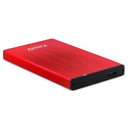 Caixa de disco rígido Tooq TQE-2527R de 2,5" USB 3.1 Gen1/USB 3.0