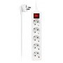 EWENT EW3916 Tira 5 tomadas / 1 interruptor 1,5m