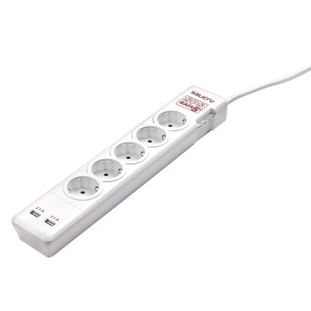 Salicru SPS SAFE 5+ Power Strip com proteção 5 soquetes