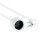 Nanocable Power Cable Schuko extensão branco 5 M