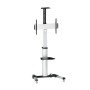 Suporte de TV de chão Tooq FS1870M-B rodas 37"-70" Ne