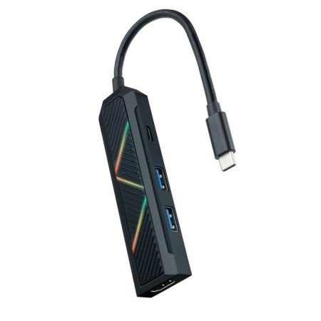 Nanocabo USB-C Hub 4 em 1 USB-A+USB-C+HDMI