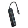 Nanocabo USB-C Hub 5 em 1 USB-A+USB-C+HDMI+RJ45