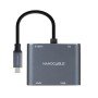 Conversor USB-C para HDMI/VGA/USB3.0/PD Nano Cabo