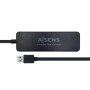 Aisens USB 3.0 Hub tipo A/M-4xtipo A/H preto 30cm