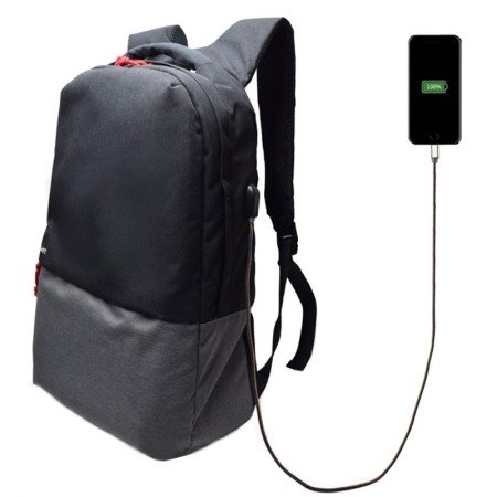 Mochila EWENT EW2529 17,3" + porta USB