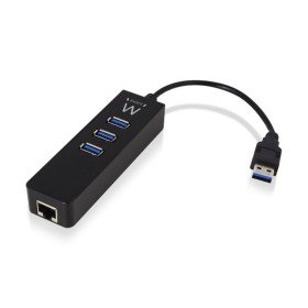 Hub EWENT EW1140 3 portas 3.1+ 1Gbps