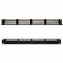 Nanocabo Patch Panel 24P CAT.6 UTP 19"1U Duplo