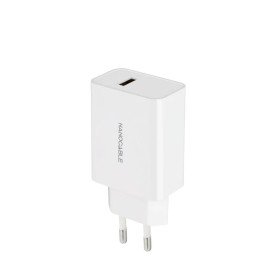 Nanocabo Carregador 1 x USB 5V-2.1A Branco