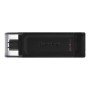 Kingston DataTraveler DT70 64GB USB C 3.2 Preto