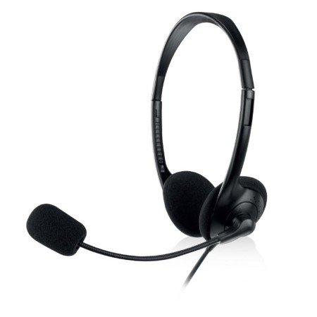 Fones de ouvido EWENT EW3563 + microfone estéreo