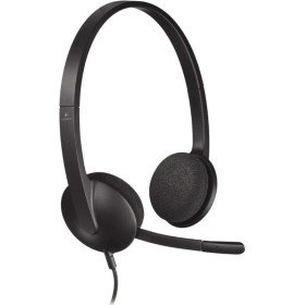Fone de ouvido Logitech+Micro H340 USB