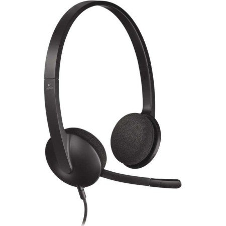 Fone de ouvido Logitech+Micro H340 USB