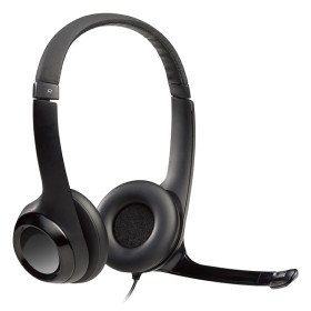 Logitech Headphone+Mic H390 USB Preto