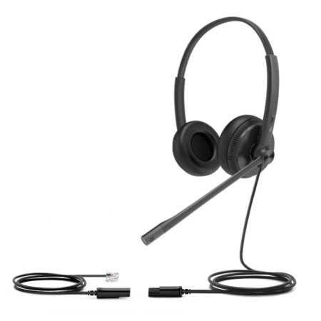 YEALINK YHS34 Fones de ouvido duplos binaurais Cabo RJ